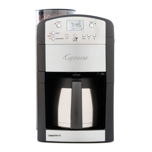 Capresso 465 CoffeeTeam TS Cafetera digital de 10 tazas...