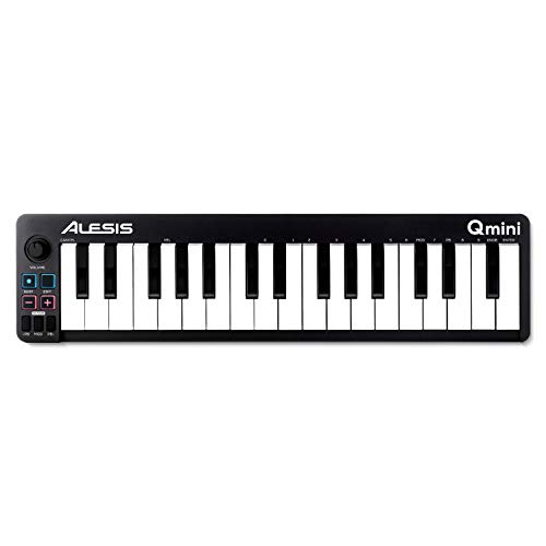 Alesis Qmini - Controlador de teclado MIDI USB portátil...