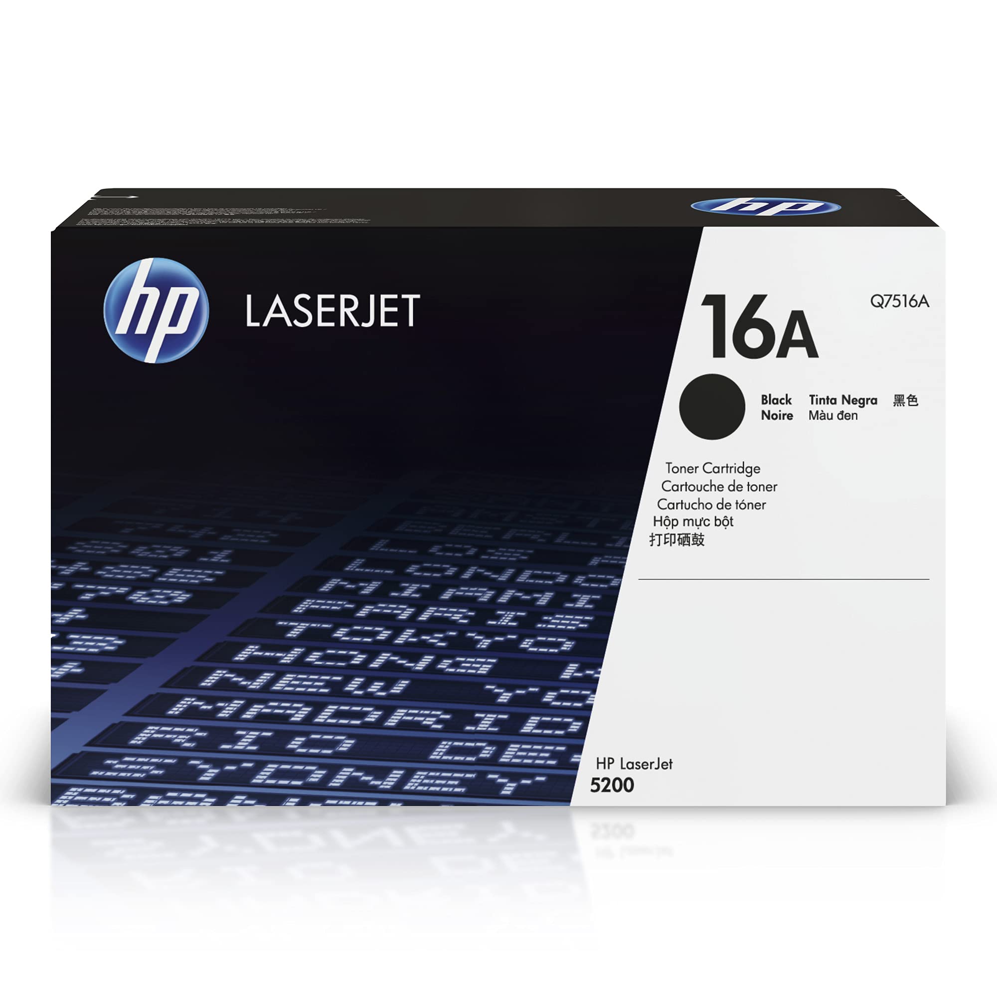 HP Cartucho de tóner negro original 16A | Funciona con ...