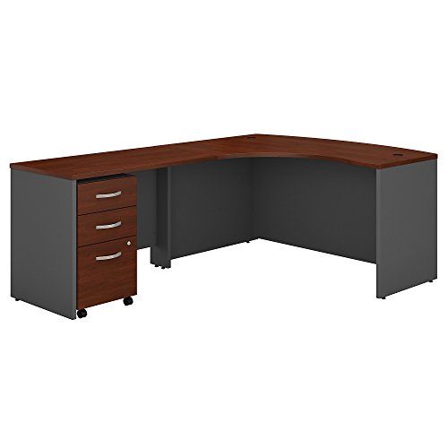 Bush Business Furniture SRC007AULSU Serie C Escritorio en forma de L para zurdos con archivador móvil