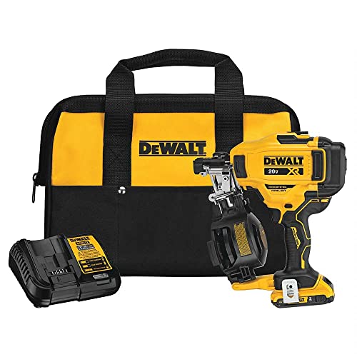 DEWALT DCN45RND1 Kit de clavadora para techos de...