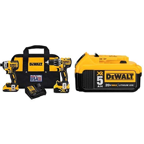 DEWALT DCK287D1M1 Kit combinado de taladro percutor y a...