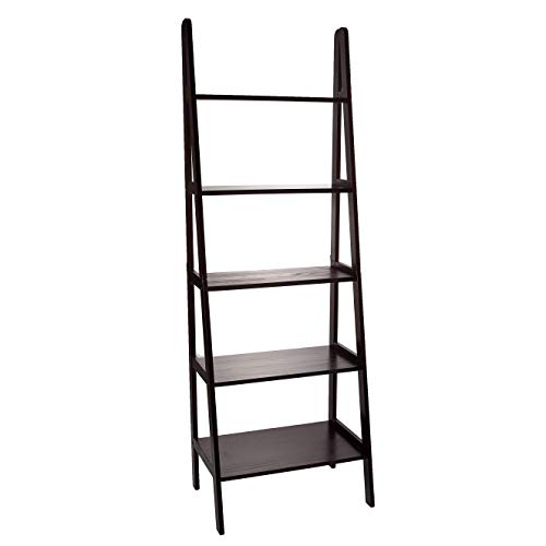 Casual Home Librería con escalera de 5 estantes