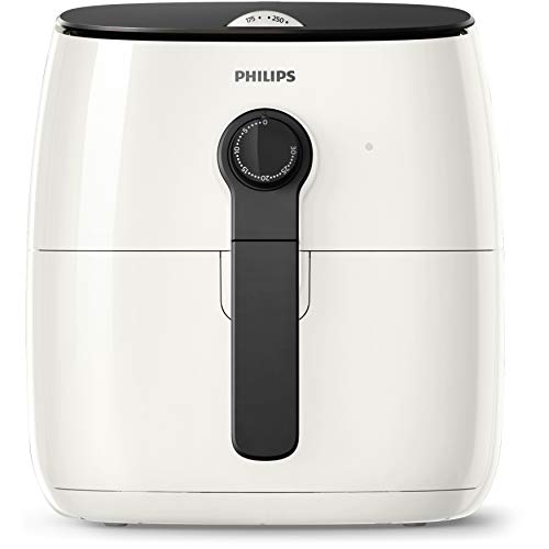 Philips Freidora de aire Premium TurboStar 1.8lb/2.75qt - HD9721/06 (último modelo 2020) (blanco analógico)