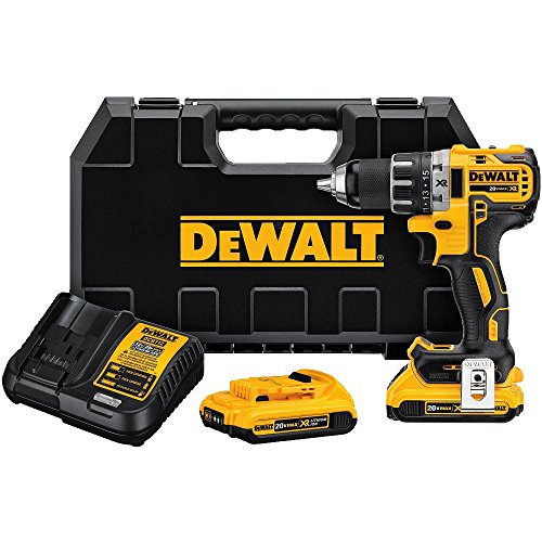 DEWALT DCD791D2 20V MAX XR Li-Ion 0.5'' 2.0Ah Kit de ta...