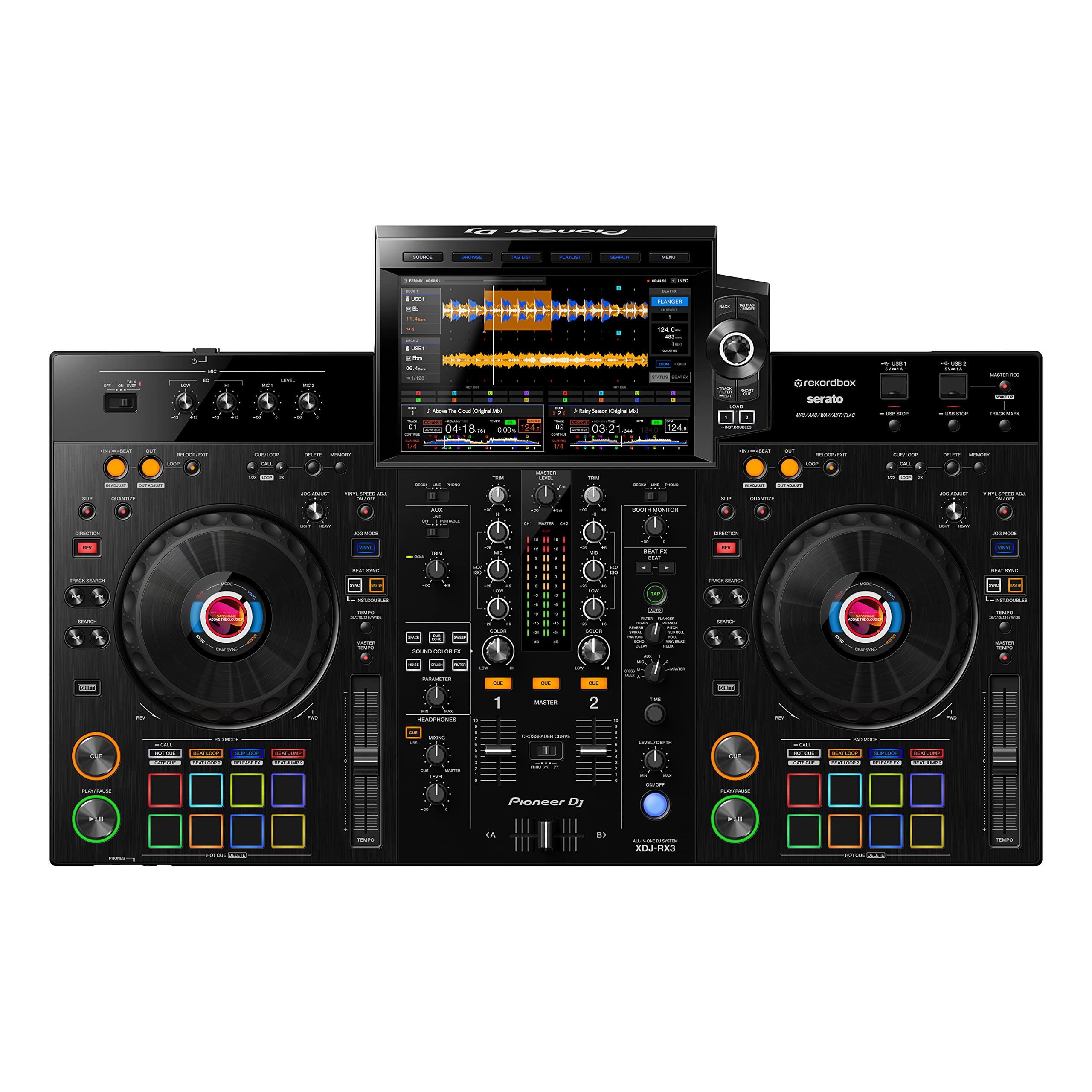 Pioneer DJ Sistema de DJ digital XDJ-RX3