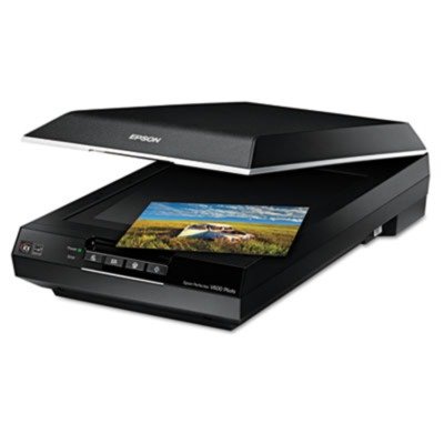 Epson Perfection V600 Photo Color Scanner 6400 X 9600 Dpi Tecnología potente negra Digital ICE