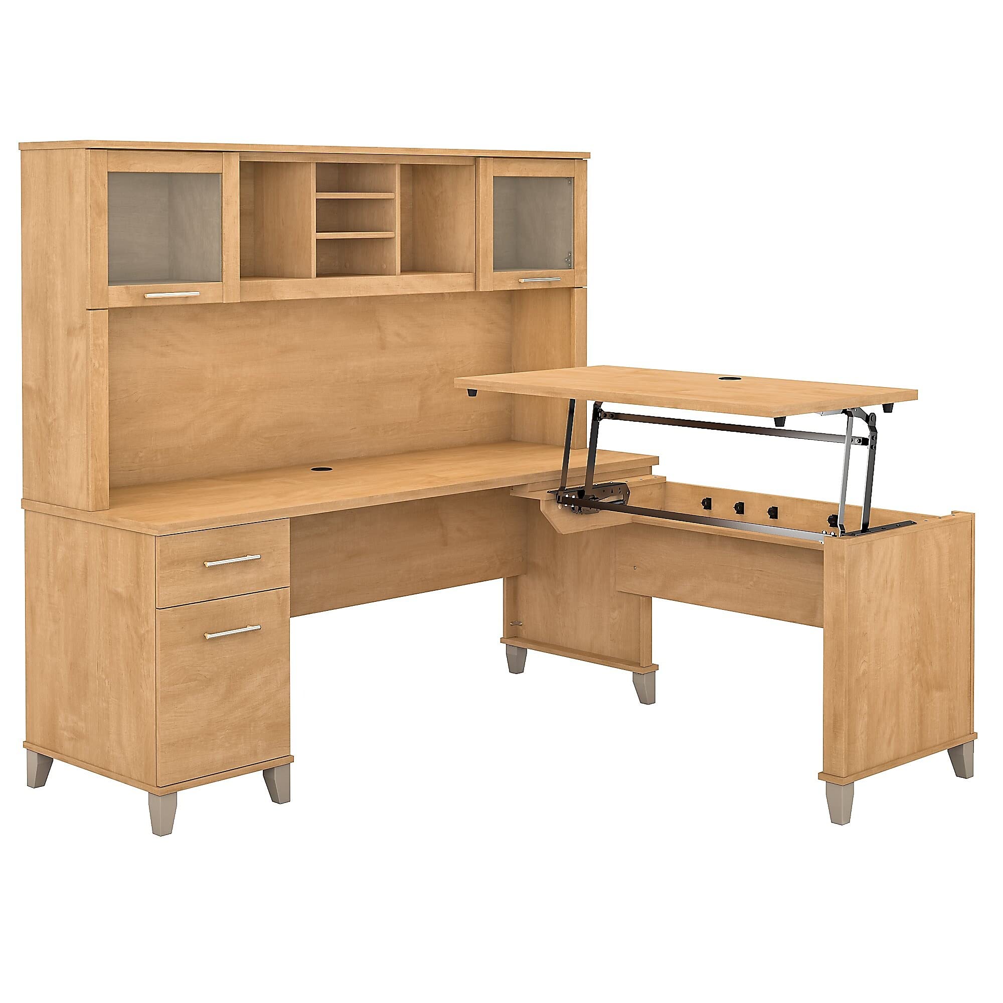 Bush Furniture Somerset 72W Escritorio en forma ...