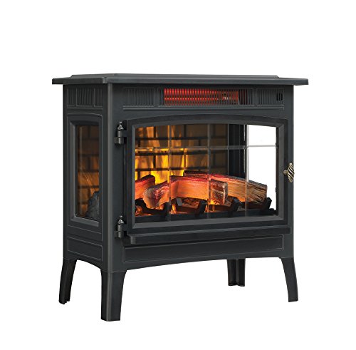 Duraflame Estufa de chimenea eléctrica infrarroja 3D co...