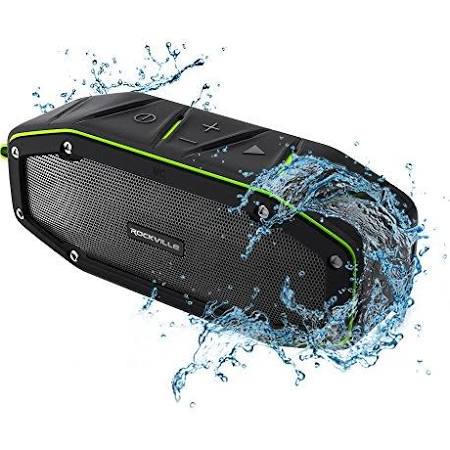 Rockville RPB27 20w ¡Altavoz Bluetooth resistente al agua portátil resistente con graves!