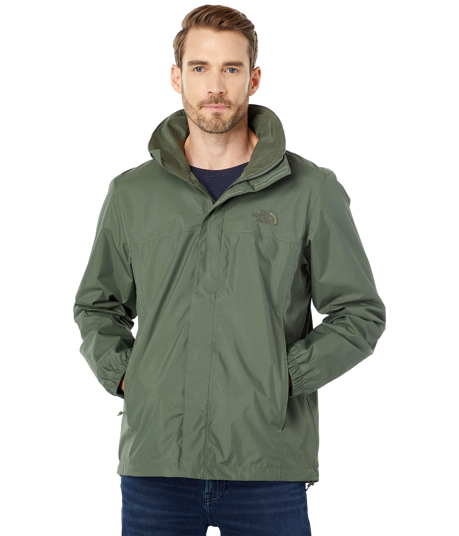 The North Face Chubasquero impermeable con capucha Resolve 2 para hombre