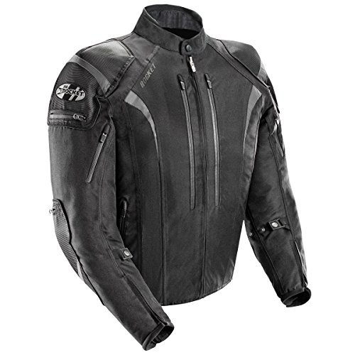 Joe Rocket Chaqueta textil negra Atomic 5.0 para hombre...