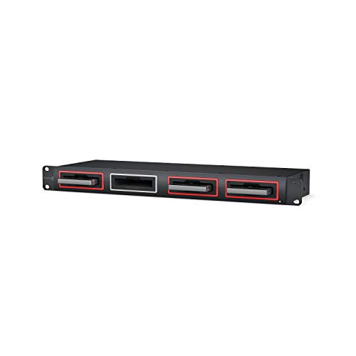 Blackmagic Design Base de disco USB-C de 4 ranuras para montaje en rack MultiDock 10G