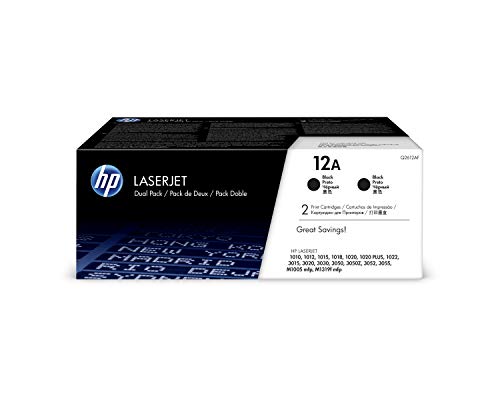 HP 12A | Q2612D | 2 cartuchos de tóner | Negro