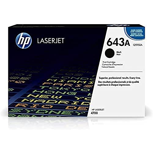 HP Cartucho de tóner negro original 643A | Funciona con...