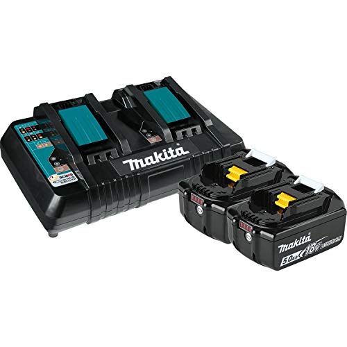 Makita BL1850B2DC2 5.0 Ah 18V LXT Batería de iones de l...