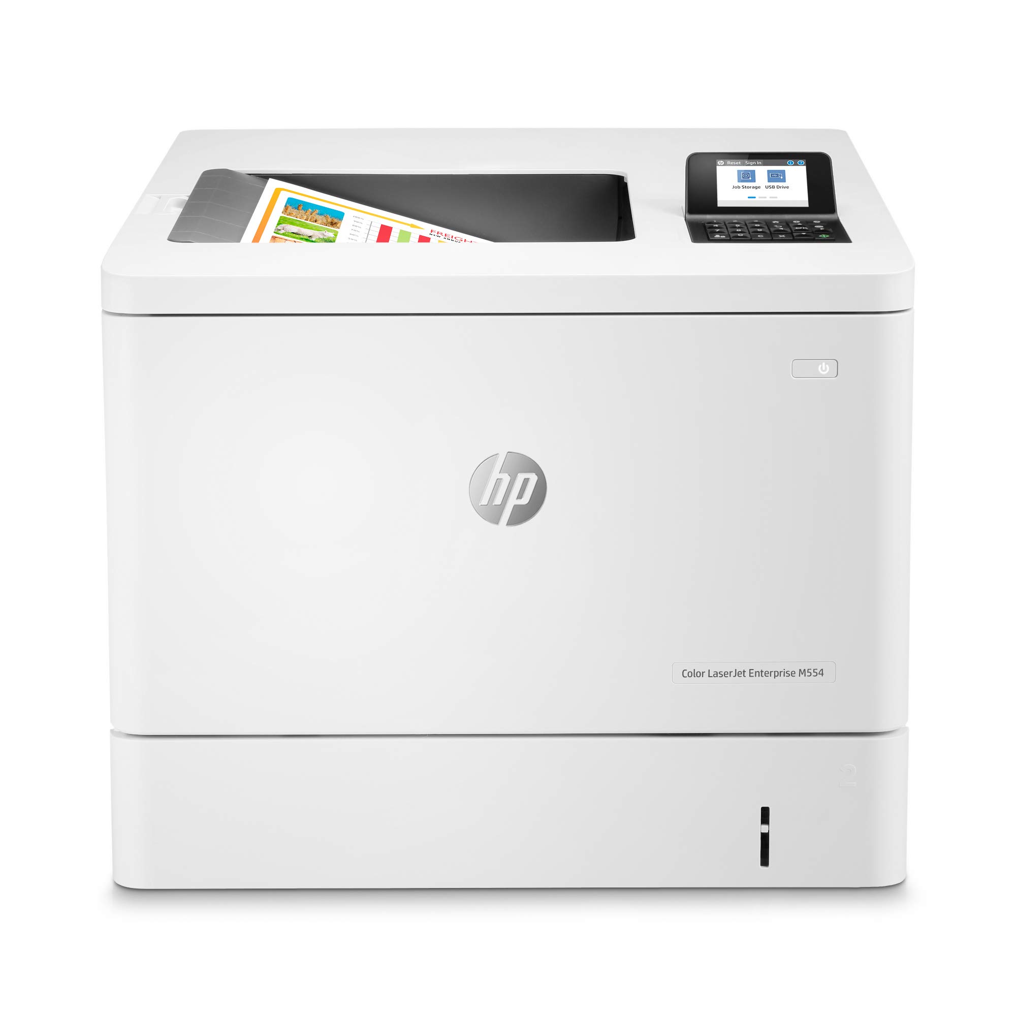 HP Impresora dúplex Color LaserJet Enterprise M5...