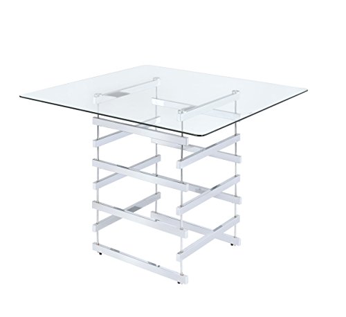 Acme Furniture Mesa de altura de mostrador ACME Nadie -...